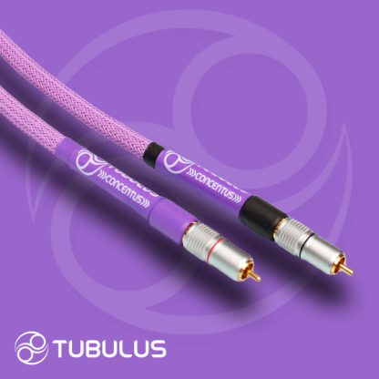 Tubulus Concentus Analoge Interlink high end audio rca cinch zilver 2